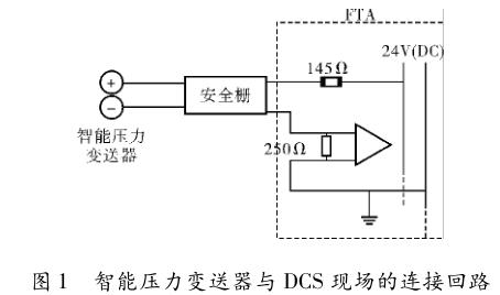 智能压力变送器与 DCS 现场的连接回路