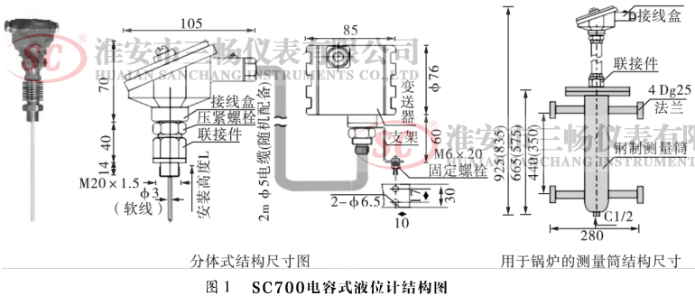 电容式液位计结构图